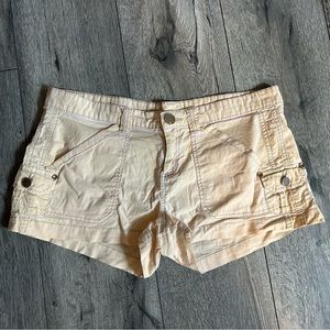 bebe Cream Women Shorts Cargos
